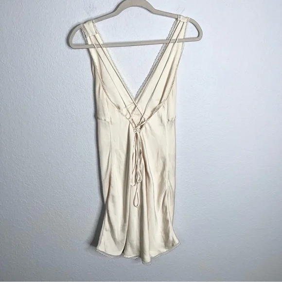 Meshki Cream Mini Dress - Picture 5 of 11